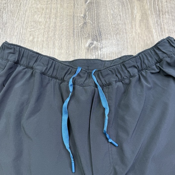 Ten Thousand Lined Athletic Shorts Men's Size S Small 5" Inseam Blue Drawstring - Picture 2 of 10